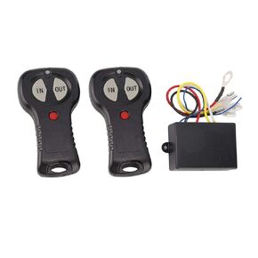 KIMISS 1 Pair Controller, 12V Universal Winch Remote Control Controller Kit for Car Truck