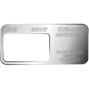 GG Grand General 68891 Stainless Steel Switch Guard, Inter-Axle Differential for Freightliner Century Classic