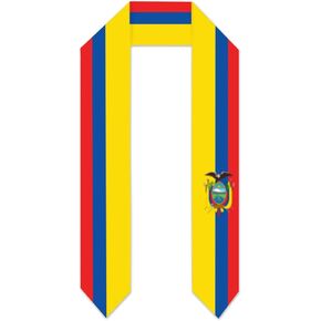 Philippine and USA Combo Flag Graduation Sash Stole for Study Aboard International Students 72 Inch Length
