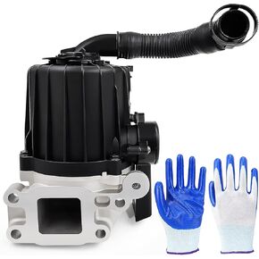 A4720108262 Crankcase Ventilation Separator Fit for DETROIT DD13 DD15 Mack MP8 Engines (2010-UP), Replaces OE A4720107662, EA4720108262 | Includes Crankcase Oil Separator and Gloves