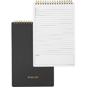 Zhitongda Daily To Do List Planner Notepad,Work Organizer Checklist Notebook,Office Productivity,Daily Small Business Planner 2024 With Notes Section Premium Paper(6 * 9In 54 Sheets)
