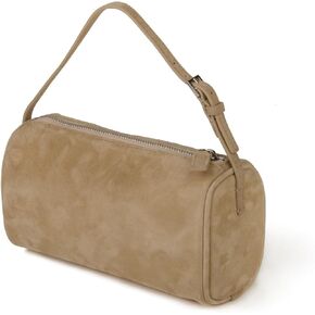 محفظة كروس من الجلد السويدي الفاخر للنساء، حقيبة كتف صغيرة مع حزام قابل للتعديل وحقيبة كروس هوبو in Kuwait