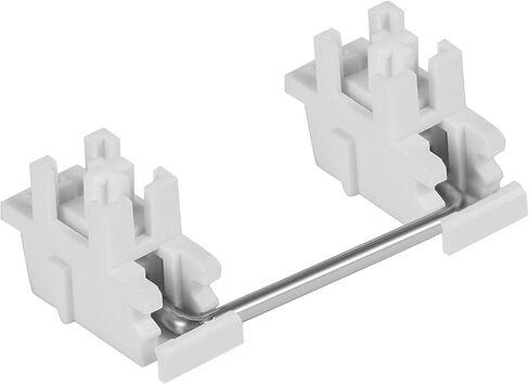 DUROCK White Plate Mount Stabilizers Compatible 60/87 Keyboard Kit in Saudi Arabia