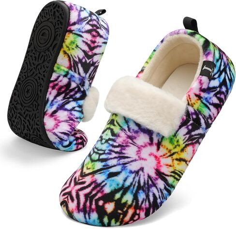 شباشب L-RUN للسيدات والرجال ناعمة ومجعد وخفيفة الوزن، شباشب مريحة مع بطانة من الصوف للاستخدام الداخلي والخارجي in Kuwait