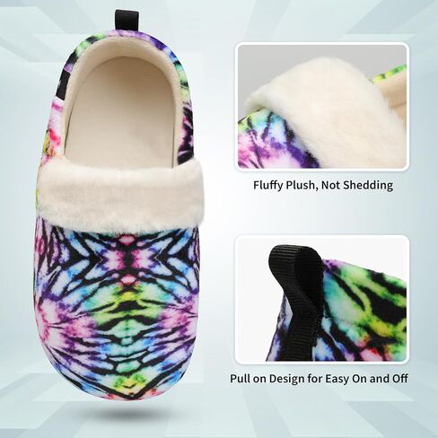 شباشب L-RUN للسيدات والرجال ناعمة ومجعد وخفيفة الوزن، شباشب مريحة مع بطانة من الصوف للاستخدام الداخلي والخارجي in Kuwait