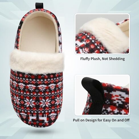 L-RUN Womens Mens Slippers Soft Curly Lightweight House Shoes Cozy Slippers with Fleece Lining for Indoor and Outdoor in Saudi Arabia