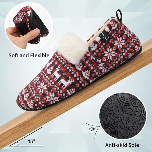 L-RUN Womens Mens Slippers Soft Curly Lightweight House Shoes Cozy Slippers with Fleece Lining for Indoor and Outdoor in Saudi Arabia
