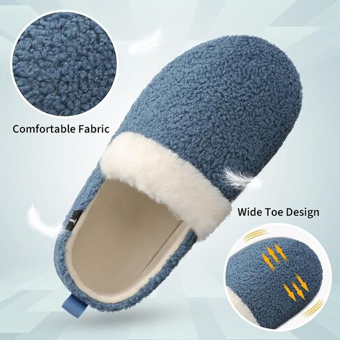 L-RUN Womens Mens Slippers Soft Curly Lightweight House Shoes Cozy Slippers with Fleece Lining for Indoor and Outdoor in Saudi Arabia