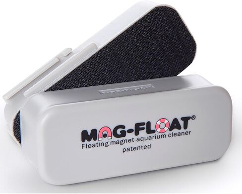Medium Glass Floating Algae Scraper 125 | Magfloat Magnetic Fish Tank Cleaner | Magnet Scrubber Brush Cleaning Tool for Aquarium in Saudi Arabia