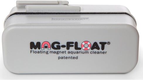 Medium Glass Floating Algae Scraper 125 | Magfloat Magnetic Fish Tank Cleaner | Magnet Scrubber Brush Cleaning Tool for Aquarium in Saudi Arabia