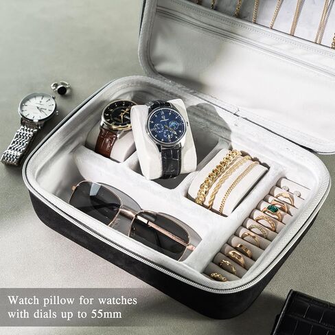ProCase Jewelry Organizer Stand Bundle with Travel Watch Case in Saudi Arabia