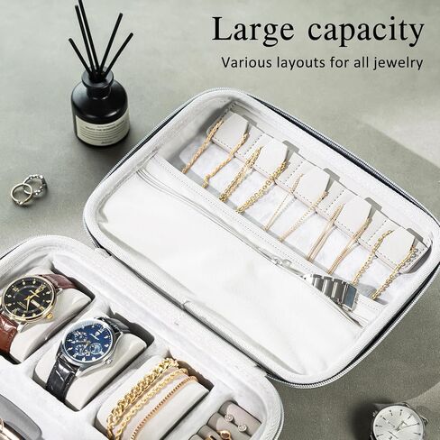 ProCase Jewelry Organizer Stand Bundle with Travel Watch Case in Saudi Arabia