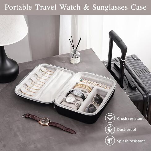 ProCase Jewelry Organizer Stand Bundle with Travel Watch Case in Saudi Arabia