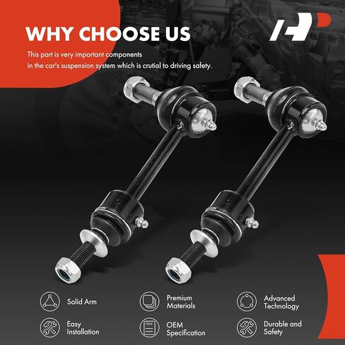 A-Premium 2 x Front Sway Bar Links Stabilizer Bar Links, Compatible with Lincoln Aviator 2003 2004 2005 in Saudi Arabia