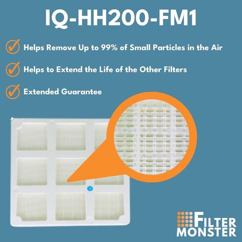 بديل HEPA من الدرجة الطبية التي تحمل العلامة التجارية Filter-Monster متوافق مع الفلتر المسبق IQAir GC HyperHEPA H11 in Saudi Arabia