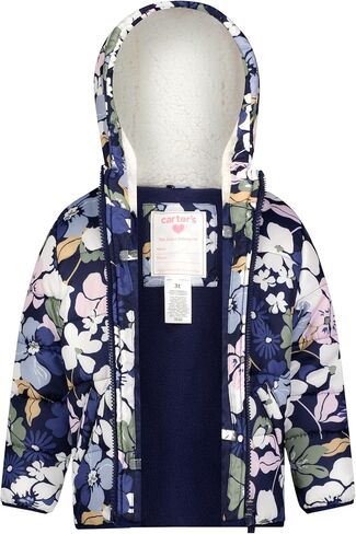 Carter's Girls Heavyweight Jacket, Warm, Hooded, Water-Resistant Winter Coat in Saudi Arabia