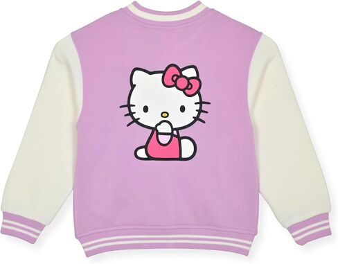 Hello Kitty Girls Varsity Jacket - Button Front Letterman Girls Bomber Jacket for Kids in Saudi Arabia