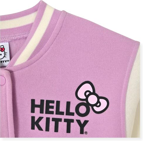 Hello Kitty Girls Varsity Jacket - Button Front Letterman Girls Bomber Jacket for Kids in Saudi Arabia