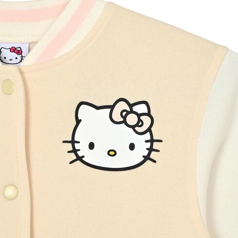 Hello Kitty Girls Varsity Jacket - Button Front Letterman Girls Bomber Jacket for Kids in Saudi Arabia