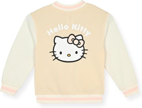 Hello Kitty Girls Varsity Jacket - Button Front Letterman Girls Bomber Jacket for Kids in Saudi Arabia