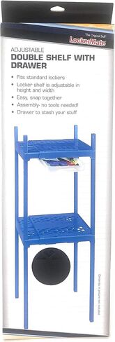 رف الخزانة المزدوج القابل للتعديل، باللون الأسود in Kuwait