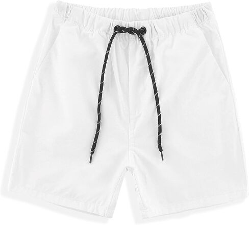 Toddler Boys Shorts Cotton Shorts with Drawstring Casual Elastic Waist Shorts for Boys or Girls 2-7 Years in Saudi Arabia