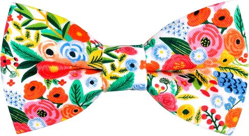 Mens Colorful Floral Print Bow Tie Cotton Pre-tied Bowtie for Wedding Groomsmen Party in Saudi Arabia