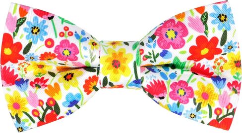 Mens Colorful Floral Print Bow Tie Cotton Pre-tied Bowtie for Wedding Groomsmen Party in Saudi Arabia