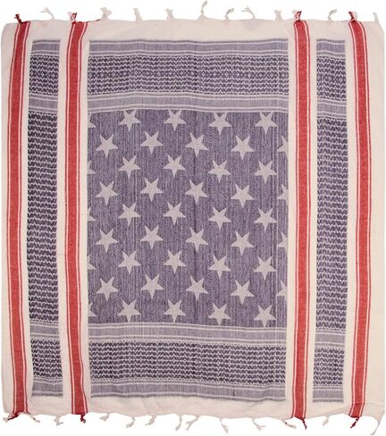Stars And Stripes Military Shemagh Tactical 100% Cotton Scarf Head Wrap in Kuwait