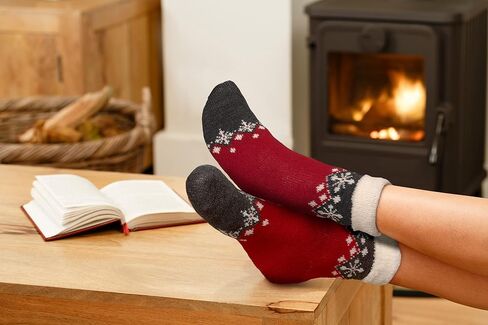 Sof Sole Women's Fireside Double-Layer Cozy Ultra-Warm Soft Giftable Multi-Pack Crew Socks (3-pack) in Saudi Arabia