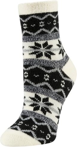 Sof Sole Women's Fireside Double-Layer Cozy Ultra-Warm Soft Giftable Multi-Pack Crew Socks (3-pack) in Saudi Arabia