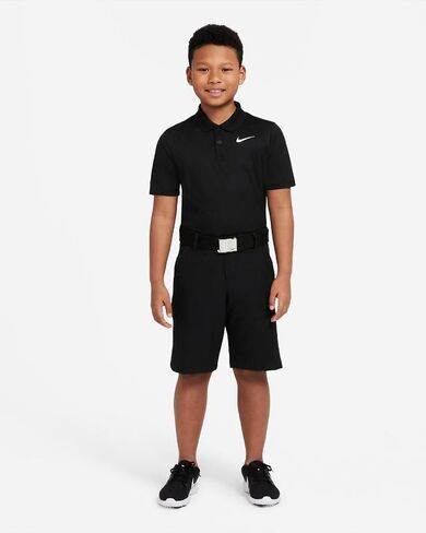Nike Boys Dri-FIT Victory Golf Polo (US, Alpha, Large, Regular, Black) in Saudi Arabia