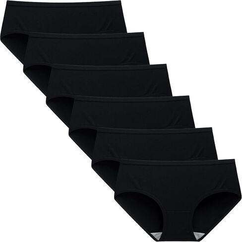 ملابس داخلية نسائية قطنية متوسطة الارتفاع محبو موسيقى الجاز ذات تغطية كاملة حزمة ملابس داخلية قابلة للتمدد in Kuwait