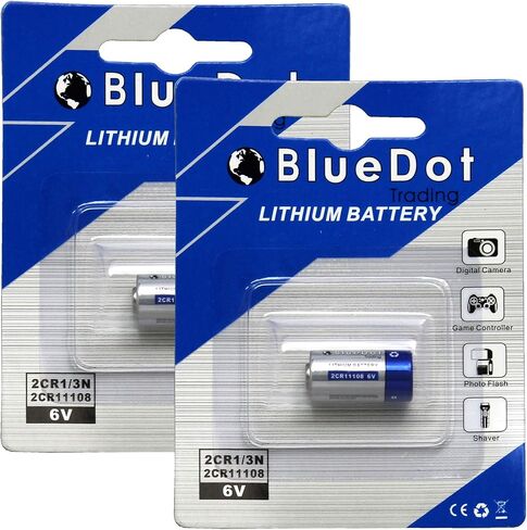 Bluedot Trading 2CR1/3N بطارية خلية الليثيوم، عدد 4 in Kuwait