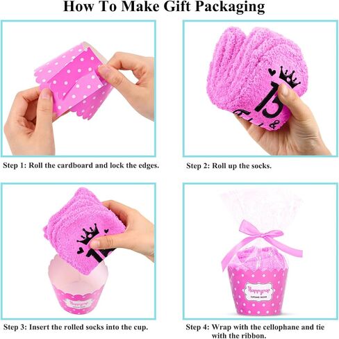 HAPPYPOP 15th Birthday Gifts Ideas Socks - 15 Year Old Birthday Presents for Girls, Happy Birthday Socks for 15 Year Olds in Saudi Arabia