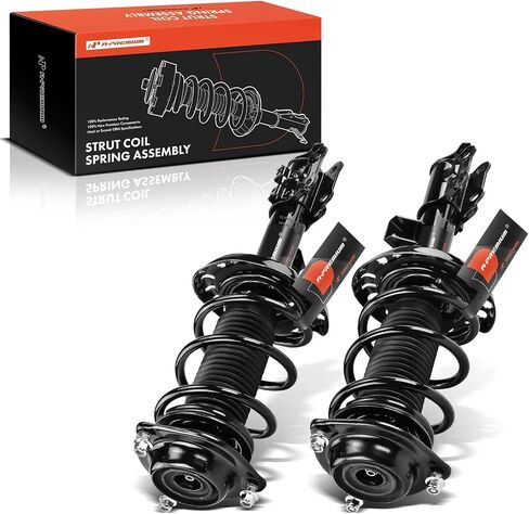 A-Premium Front Pair (2) Complete Strut & Coil Spring Assembly Compatible with Hyundai Veloster 2013 2014 2015 2016 2017, Driver and Passenger Side, Replace# 18920480, 18920481 in Saudi Arabia