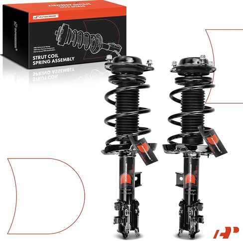 A-Premium Front Pair (2) Complete Strut & Coil Spring Assembly Compatible with Hyundai Veloster 2013 2014 2015 2016 2017, Driver and Passenger Side, Replace# 18920480, 18920481 in Saudi Arabia