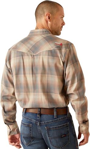 Ariat Men's Fire Resistant Excalibur Retro Fit Snap Work Shirt in Saudi Arabia