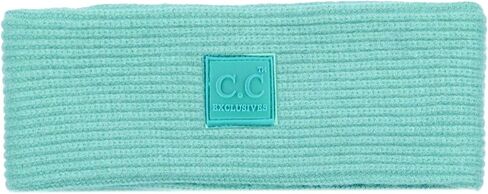 C.C Unisex Winter Thick Ribbed Knit Stretchy Plain Ear Warmer Headband, Navy in Saudi Arabia