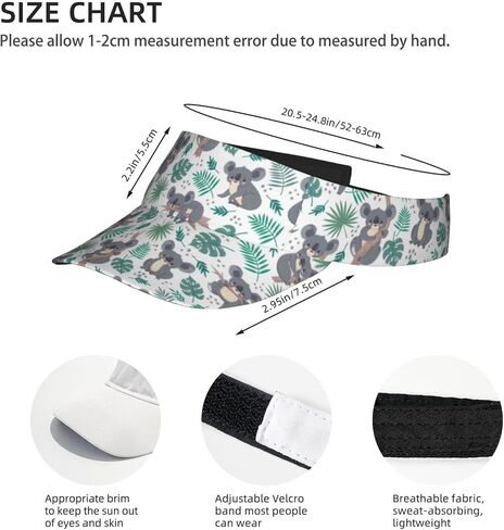 Funny Sunscreen Visor Cap, Adjustable Sun Visor Hat UV Protection Sport Visor for Men and Women in Saudi Arabia