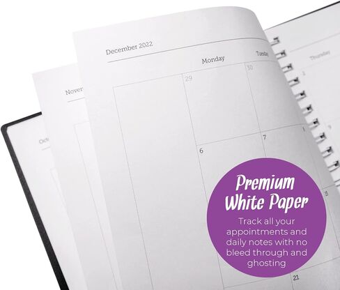 WallDeca Planner 2024-2025 Academic Year - Weekly & Monthly Planner, Jul 2024 - Dec 2025, Flexible Cover, Notes Pages, Twin-Wire Binding Weekly Planner (8 x 6-Inches) in Saudi Arabia