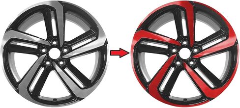 SlickMod Chrome Delete Blackout Vinyl Overlay for 2018 2021 Honda Accord Sedan 19 Sport Wheel Rims 1. Gloss Black in Saudi Arabia
