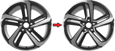 SlickMod Chrome Delete Blackout Vinyl Overlay for 2018 2021 Honda Accord Sedan 19 Sport Wheel Rims 1. Gloss Black in Saudi Arabia