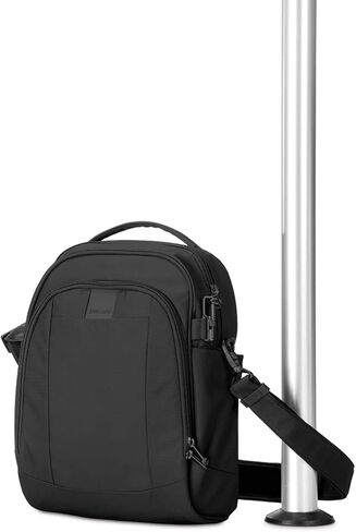 حقيبة كتف PacSafe Metrosafe LS250 مضادة للسرقة مع جراب للرقبة يحجب RFID in Kuwait