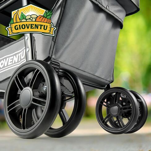 𝟮𝟬𝟮𝟰 𝐔𝐩𝐠𝐫𝐚𝐝𝐞𝐝 Folding Shopping Cart with Wheels, 80lbs Multi Use Grocery Carts with 360° Wheels & Removable Tote Bag, Multifunctional Portable Personal Shopping Carts for Groceries in Saudi Arabia