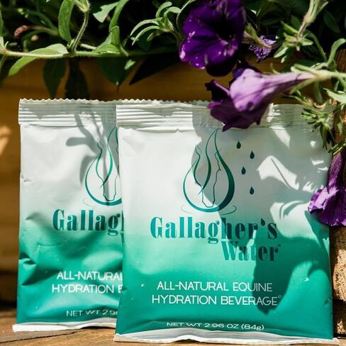 علاج ترطيب الخيول الطبيعي بالكامل من GALLAGHER'S - مزيج مسحوق معزز لعلاج مشروب الحصان للمساعدة في التشجيع على شرب الماء - مصنوع من مكونات طبيعية بالكامل، متوافق مع FEI، عبوتان in Kuwait