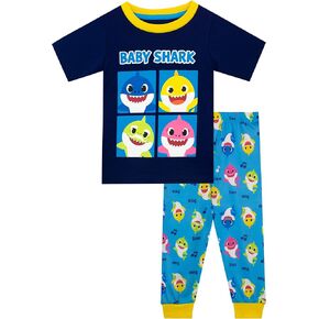 بيجامة Pinkfong للأولاد بيجامة Baby Shark باللون الأزرق 4 in Kuwait