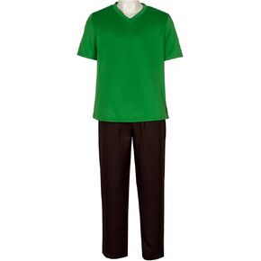 Men's Costume Adult Classic Movie Costume Shirt Pants Set for Halloween Cosplay Outfits