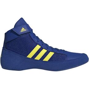 adidas Men's HVC Wrestling Shoe, Royal Blue/Yellow/Black, 11