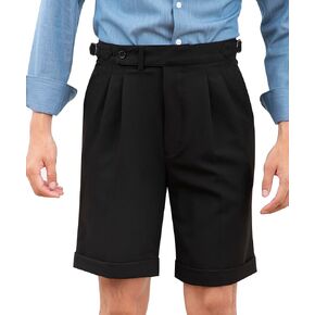 Men's Summer Retro Gurkha Pants Naples Italian Style Shorts